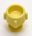 Female non-vented cap, yellow. Material: Polycarbonate. Model 1076
