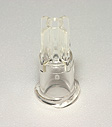 Female luer lock tubing connector .065 I.D. Material: Polyurethane Model 1429