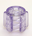 Swivel nut connector, clear. For use with part number 1160/1176. Material: Polycarbonate. Model 1655-00