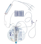 Dialy-Nate® Peritoneal Dialysis Set with Bag Spike Connectors and Warming Coil. Model 4000507